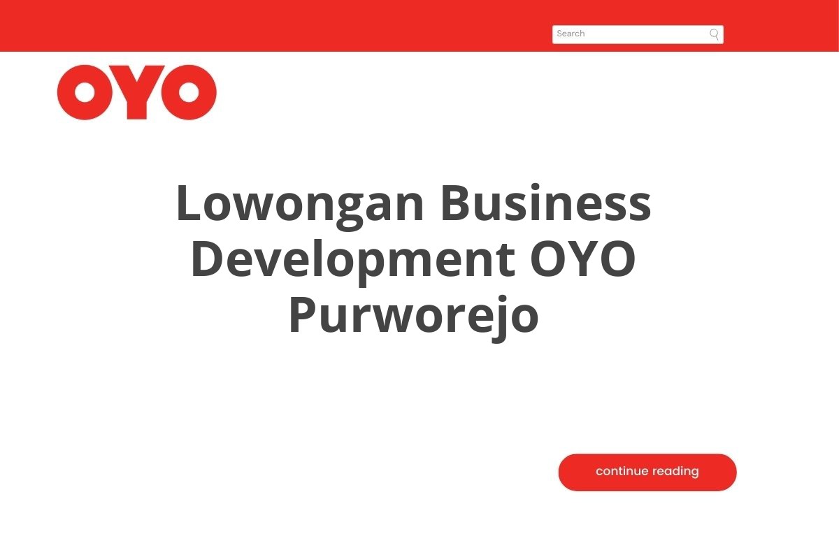 Lowongan Business Development OYO Purworejo